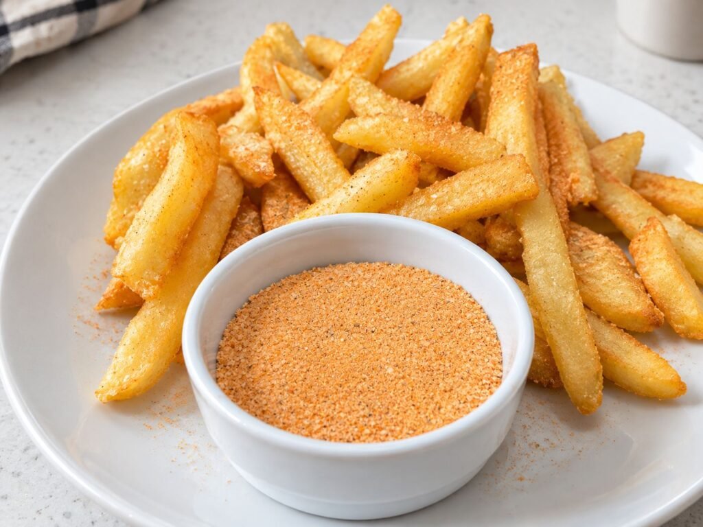 Papas fritas sazonadas con Sal Así